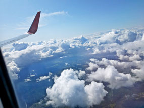 Landing at Moscow Sheremetyevo Airport