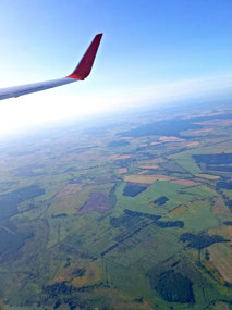 Landing at Moscow Sheremetyevo Airport 