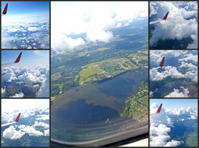 Landing at Moscow Sheremetyevo Airport