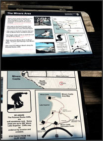 Miners Area - Pictured Rocks National Seashore  MI
