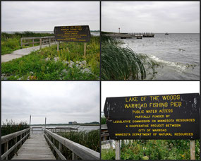 Lake of the Woods - fishing pier - Warroad MN