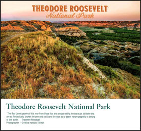 ND  Theodore Roosevelt NP -  - postcard