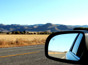 Drive to Craters of the Moon National Monument -ID