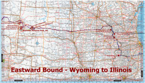 Eastward -  Wyoming to Illinois