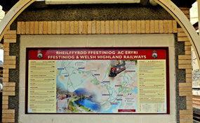 Ffestiniog Railway Station - Porthmagog Wales