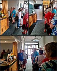 Marine hotel breakfast line - Llandugno Wales