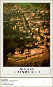 Royal Mile - Edinburgh Scotland - postcard