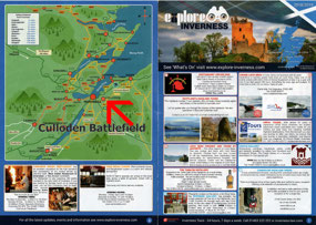 Map of Inverness Scotland