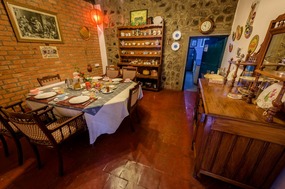 The dining room