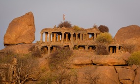 Boulders and ruins everywhere