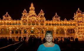 Donna lit up!