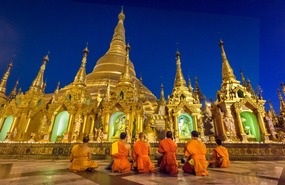 Monks in prayer