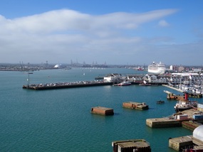 Departing Southampton