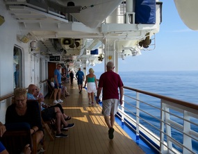 Walking the Promenade Deck
