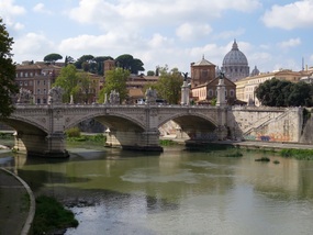 Over the Tiber River