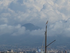 Mt. Vesuvius not visible yet