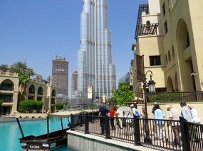 Heading toward Burj Khalifa