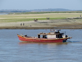 On his way upriver