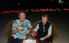 Our "beach party"