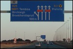 Four lane highway into Pretoria