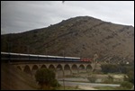 Blue Train taking the curve