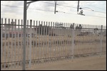 Spiked fencing everywhere