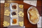 Cheese and preserve tasters-Mango chutney great
