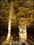 A column where stalectite & stalecmite have joined