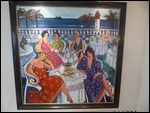 Large painting in the Oyster Box Hotel