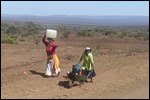 Women do all the carrying of water and wood