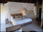 This in a thatched hut - very nice!