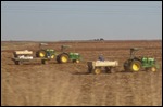 Plenty of machinery in this paddock