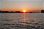 Sunset on the Zambezi River