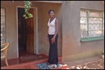 Samantha, daughter of Raymond did the serving
