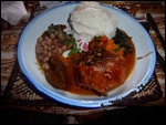 This is the lunch eaten with hands-not yum!