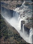 Victoria Falls from the helicopter