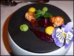 Farewell dinner chicken consommé 