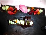 This was the chocolate sweet - too rich by far