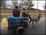 Carting the water