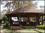Outdoors for lunch at Amboseli National Reserve