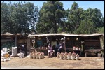 Potatoes for sale on the roadside