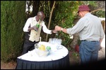 Champagne & Orange juice for equator ceremony