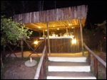 The 'Bush Bar' at our BBQ dinner