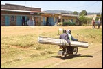 Corrugated iron transport