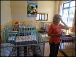 In the babies room 