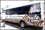 This bus provided by a sponsor
