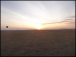 Sunrise from the balloon