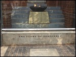 Democracy flame at the Court 