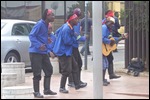 Singers and dancers in the street