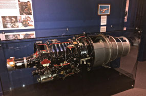 Jet engine used for training